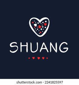 Creative (Shuang) Name, Vektorgrafik.