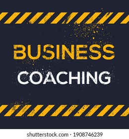 Diseño Signo creativo (Coaching comercial), ilustración vectorial.