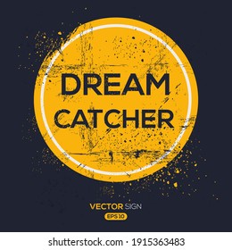 Creative Sign (dream catcher) design ,vector illustration.