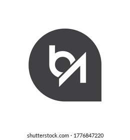 Creative sign Modern Letters Vector Logo With BA Letters
