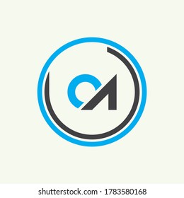 Creative sign Modern Letters Vector Logo With AC Letters
