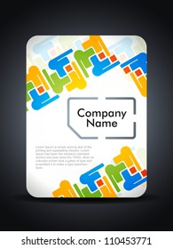 Creative sim card presentation design concept.