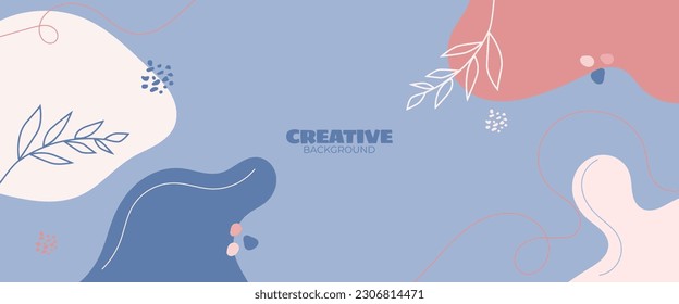Creative simple abstract bright background, suitable for social media templates, banners, posters, etc.