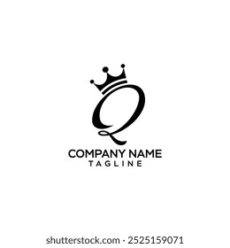 creative and simple of alphabet crown with crown logo design, This logo is great for all types of businesses.