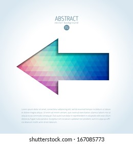 creative simple arrow mark of trendy creative triangle template creative path white isolated conceptual scene edge right numeric leader performance modern angle mark site marketing lighting clean moti