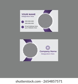 Creative simple business card design and Modern Business Card Design Template