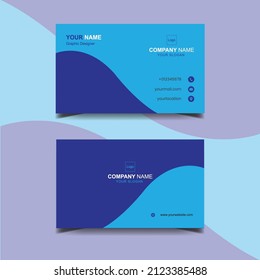 Plantilla de tarjeta de visita simple y creativa