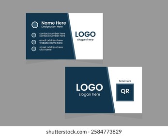 Creative Simple Business Card, Visiting Card, Card Name Design