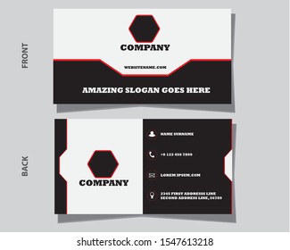 creative and simple business cards, eps 10