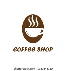 Creative Simple Coffee Shop Logo Design Stock Vector (Royalty Free ...