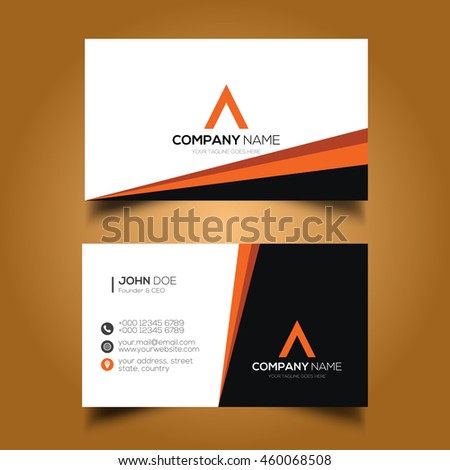 Creative & Simple Corporate Business Card