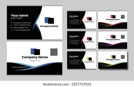 Creative  Simple Corporate visiting 
 card Business card design template 