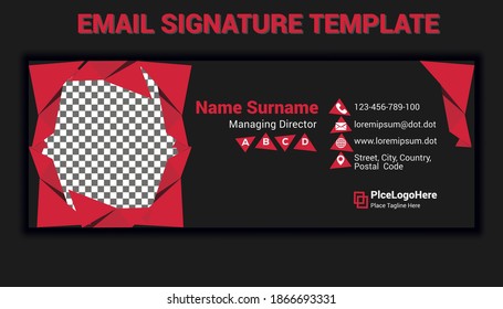 Plantillas de firma de correo electrónico simple creativas	