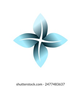 creative simple floral logo, nature concept vector design