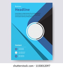Creative simple Flyer design. Business brochure template. Booklet for education, advertisement, presentation, magazine page. a4 size vector illustration.
