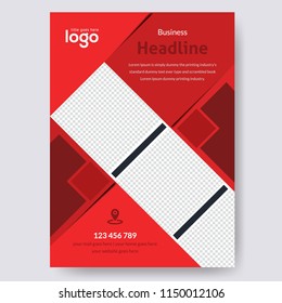 Creative Simple Flyer Design Business Brochure Stock Vector (Royalty ...