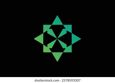 Creative and simple Four direction logo.