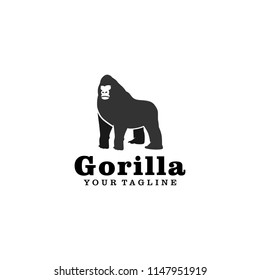Creative and Simple Gorilla Logo Design