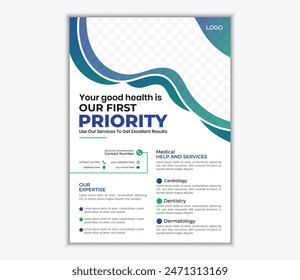 Creative and simple Healthcare flyer design