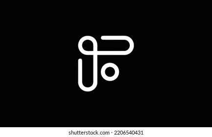 creative simple initial letters F logo monogram style