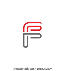 creative simple letter f logo vector