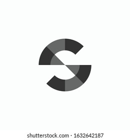 creative simple letter s logo vector
