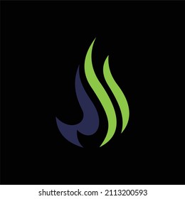 creative simple logo design fire SF