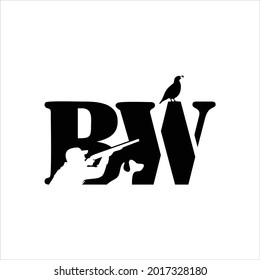 creative simple logo design  hunting