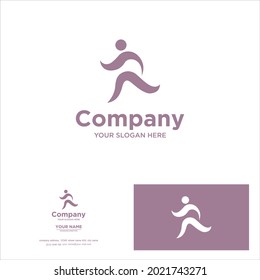 letra de diseño de logotipo simple creativo