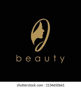 creative simple logo design letter J beauty