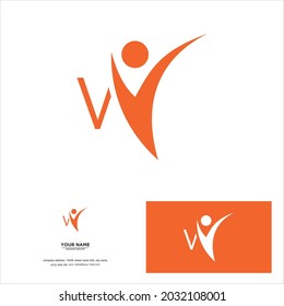 Creative Simple Logo Design LetterW Welness