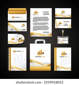  Creative simple modern business stationery design, 