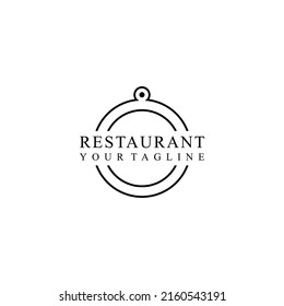 Creative Simple Modern Restaurant Sign Logo Design Template	