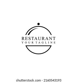 Creative Simple Modern Restaurant Sign Logo Design Template	