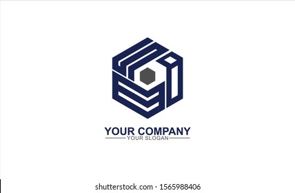creative simple modern strong initial SBI Logo template vector icon for any business, accounting, consulting, fitness, real estate. constructions
