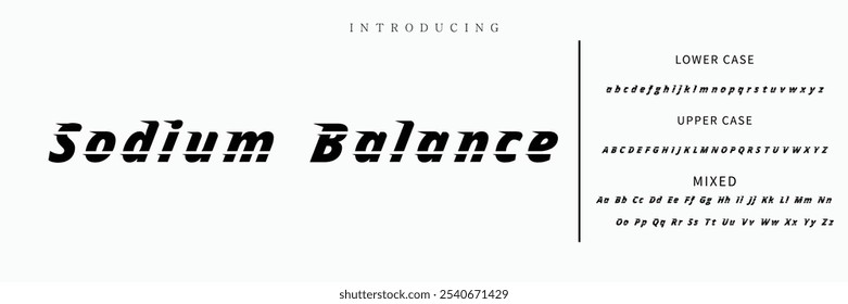 Creative simple modern urban alphabet font. Digital abstract futuristic, logo, music, sport, minimal technology typography. Simple numeric vector illustration.
