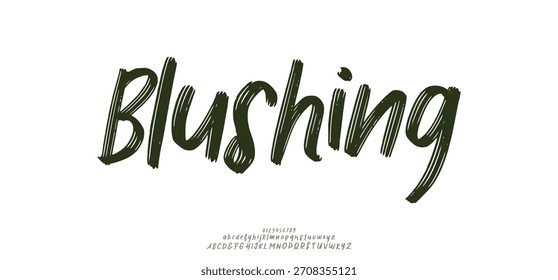 Creative simple modern urban alphabet font. 