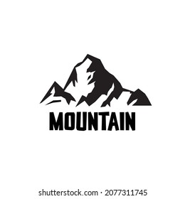 Design-Vektorgrafik von Creative Simple Mountain Vintage
