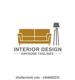creative simple sofa and lamp for furniture logo company 