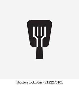 Creative and Simple Spatula Fork Kitchen Tool Logo Ideas
