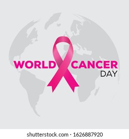 Creative and simple World Cancer Day Design