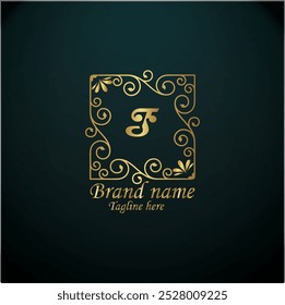 CREATIVE SJ INITIAL LATTER LOGO DESIGN WITH GOLDEN CLOR, CREATIVE SJ MONOGRAM LOGO WITH BUSINESS VECTOR AND NEW DESIGN