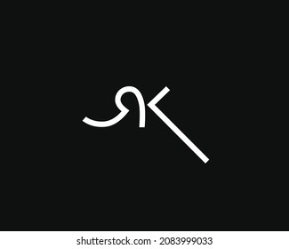 Creative SK Letter Logo Template Vector Design