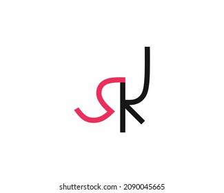 Creative SK Letter Logo Template Vector Design