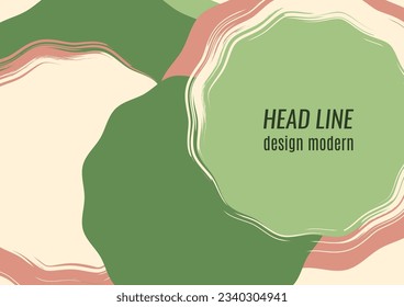 Formas solapadas creativas y elegantes. Oferta de venta. Arte de moda para portada, afiche, internet, página, social, medios de comunicación, anuncio, postal de bienvenida Ilustración vectorial