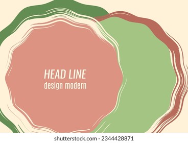Kreative, sich überlappende Formen. Verkaufsangebot. Moderne Kunst für Cover, Poster, Internet, Seite, Social, Media, Ankündigung, Grußkartenhintergrund Vektorgrafik