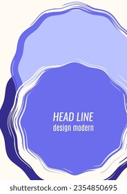 Creative sleek overlapping shapes. Sale offer. Fashionable art for cover, poster, internet, page, social, media, announcement, greeting postcard Vector illustration