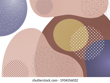 Creative sleek overlapping shapes. Summer sale offer. Fashionable art for cover, poster, internet, page, social, media, announcement, greeting postcard Vector illustration