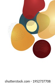 Creative sleek overlapping shapes. Summer sale offer. Fashionable art for cover, poster, internet, page, social, media, announcement, greeting postcard Vector illustration