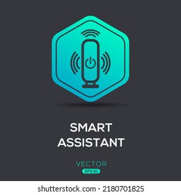 Creative (Smart assistant) Icon, Vector sign.